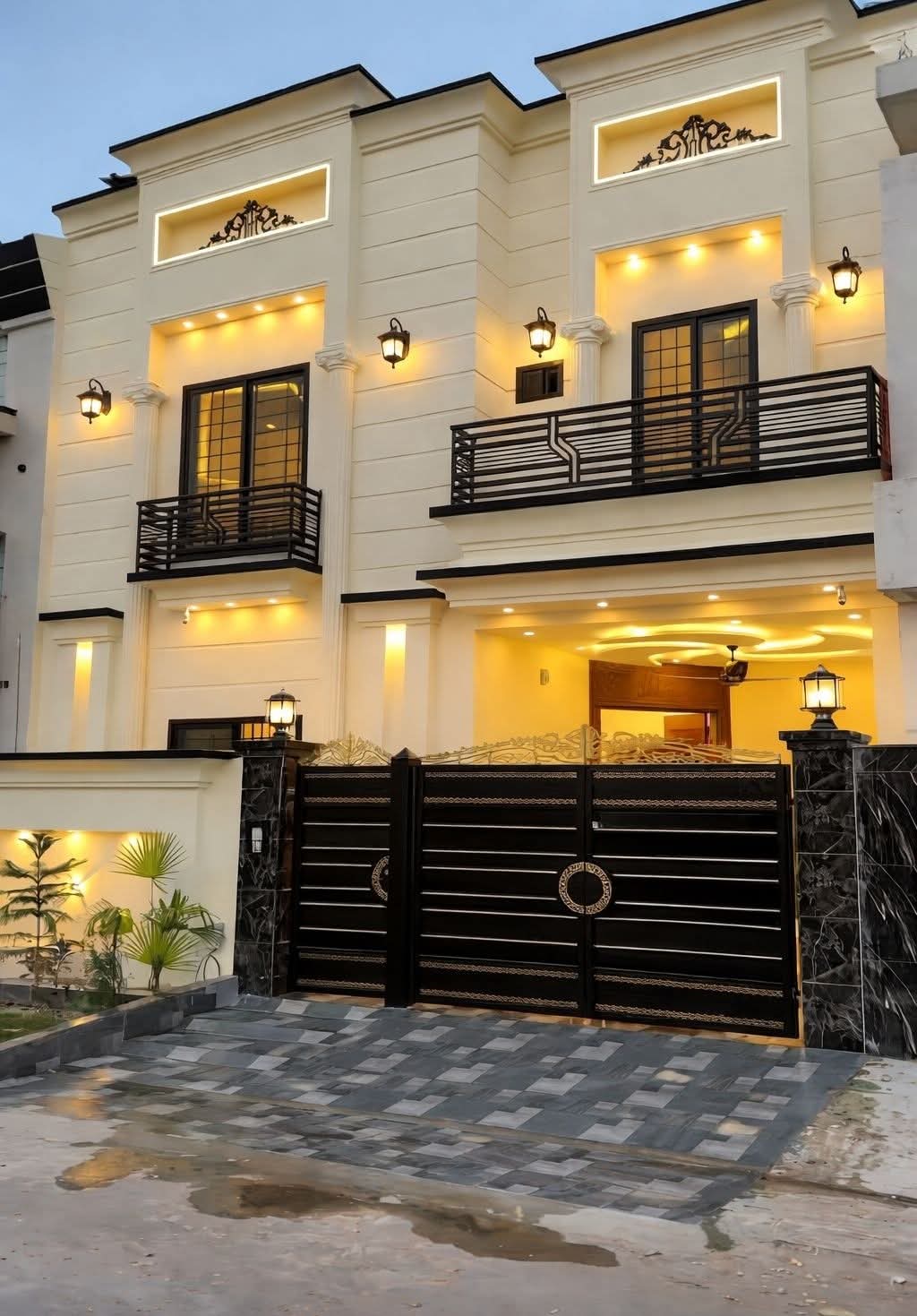 8.5 Marla Double Story House 5 Bedrooms 2 Kitchens 25ft Street Legal Documents, Prince Road Bara Kahu Islamabad